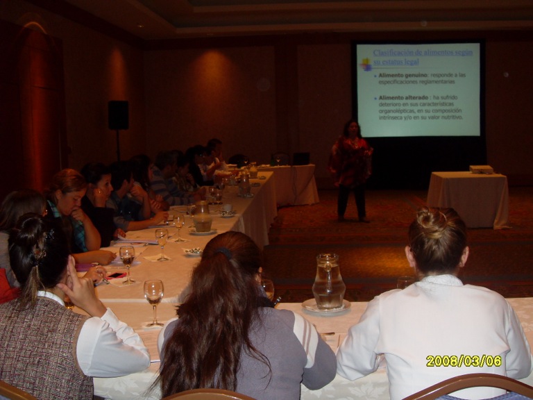 CURSO DE MANIPULACION DE ALIMENTOS  DE MARZO 2014 EN EL SHERATON PILAR