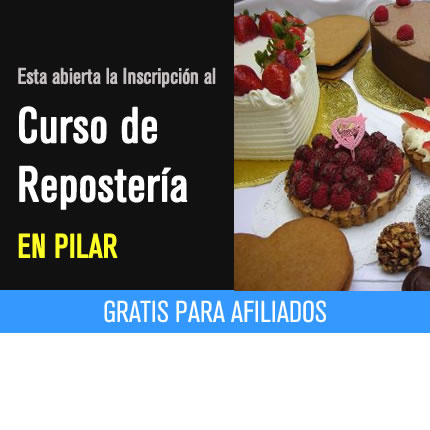 Curso de REPOSTERÍA en PILAR