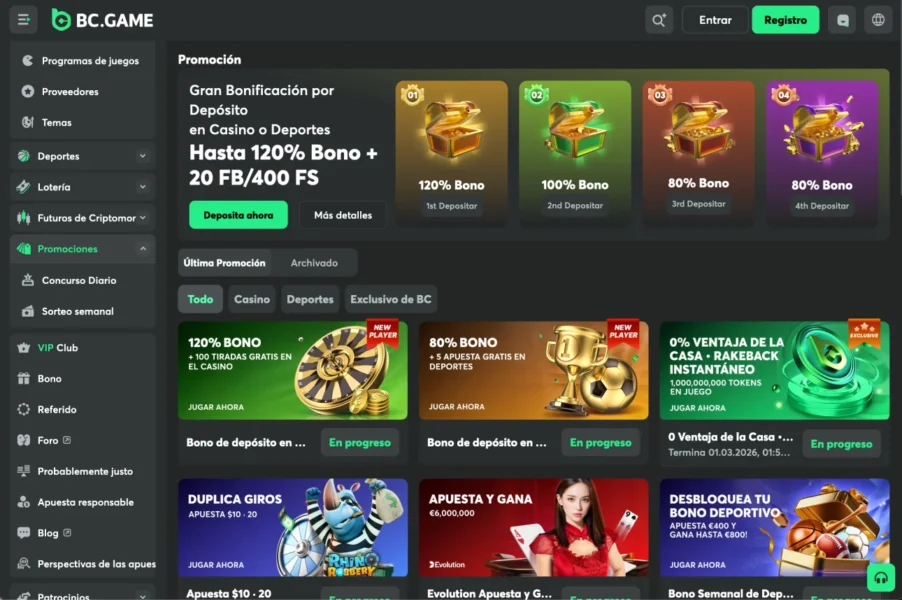 bcgame screen bonuses